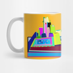 Big Colorful Boat Mug